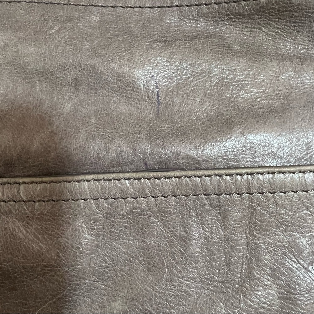 HOBO Leather Crossbody Bag Gray - Picture 10 of 12